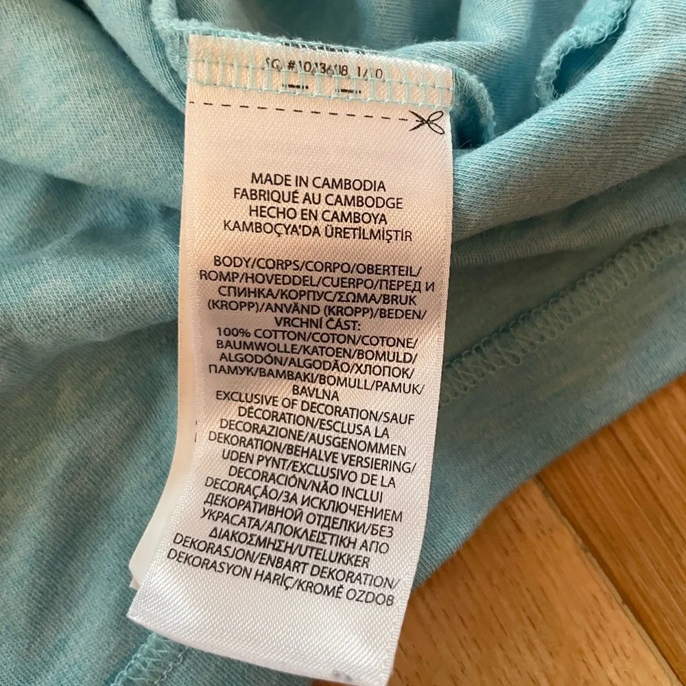 Ralph Lauren Light Blue Polo Shirt with Multi Color Pony Logo